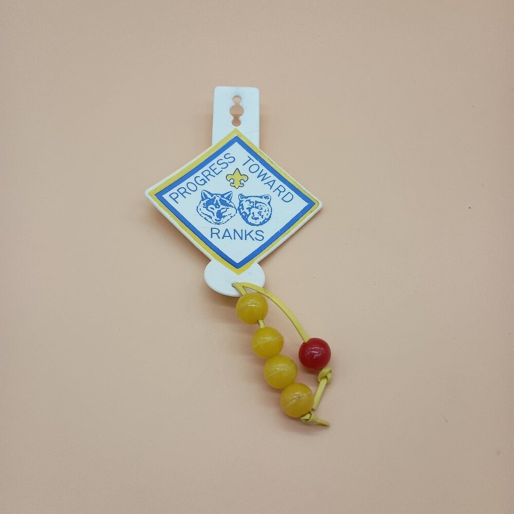 Cub Scouts Progress Towards Rank Badge Late 80s/Early 90s Vintage Boy Scouts